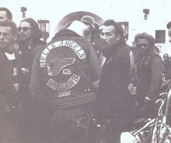 Sonny Barger of the Oakland Hells Angels Motorcycle Club